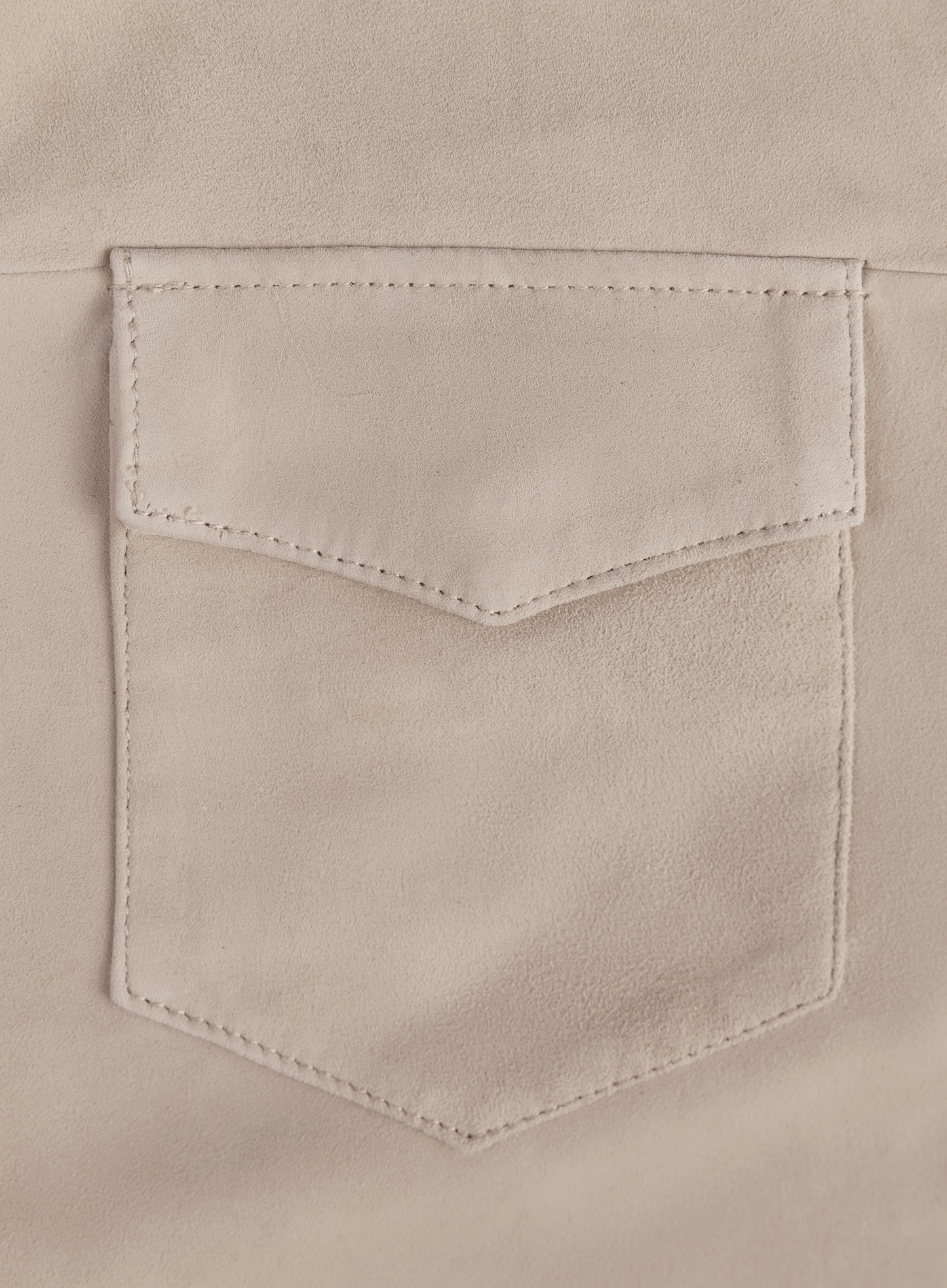 Robert overshirt van suède | FULL_WIDTH | Beige