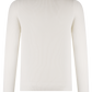 Geribde polo van cashmere | Wit