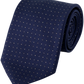 Zijde Stropdas met Bloemenprint | Blauw