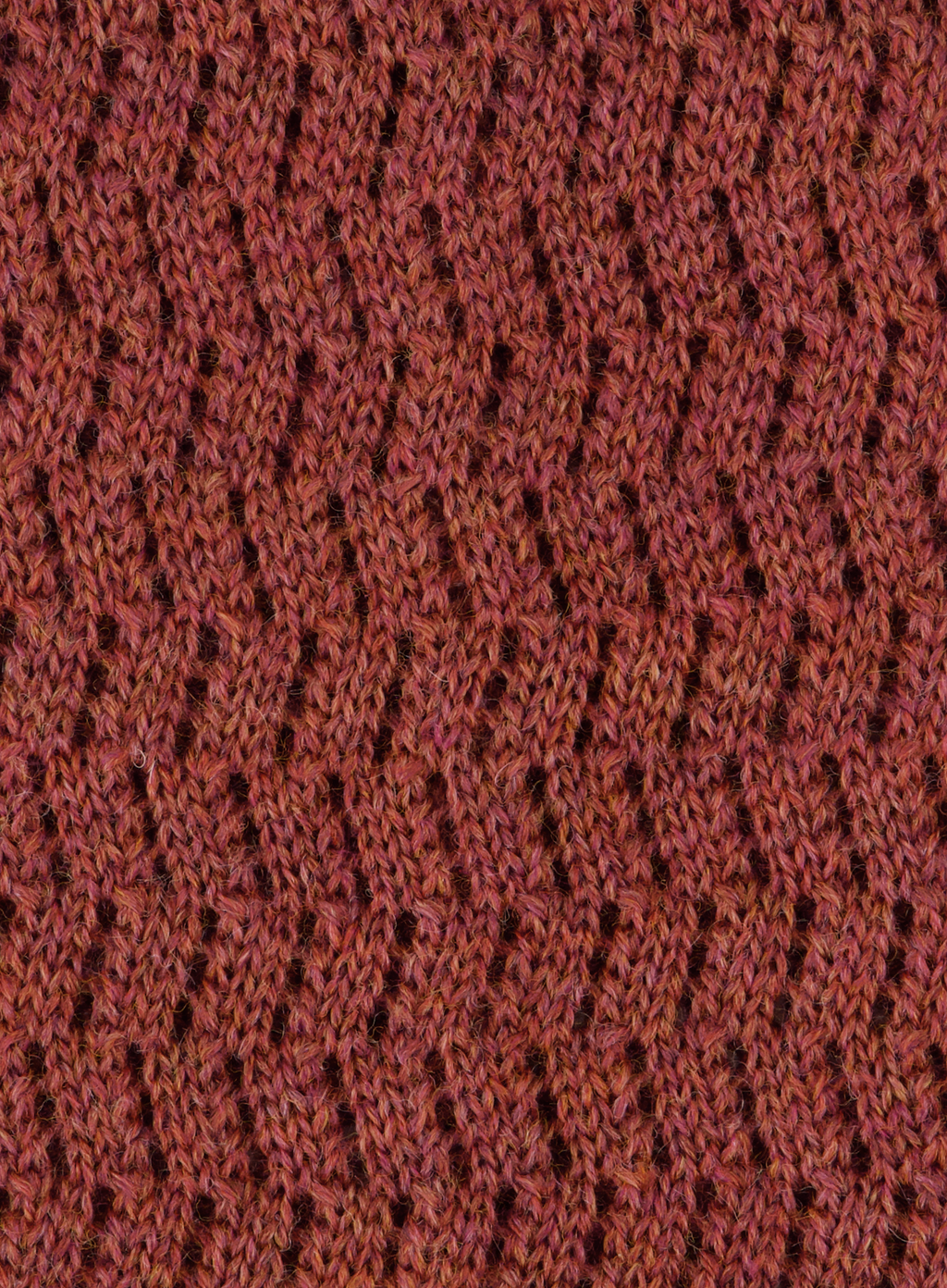 Knitted stropdas van wol | FULL_WIDTH | Roest