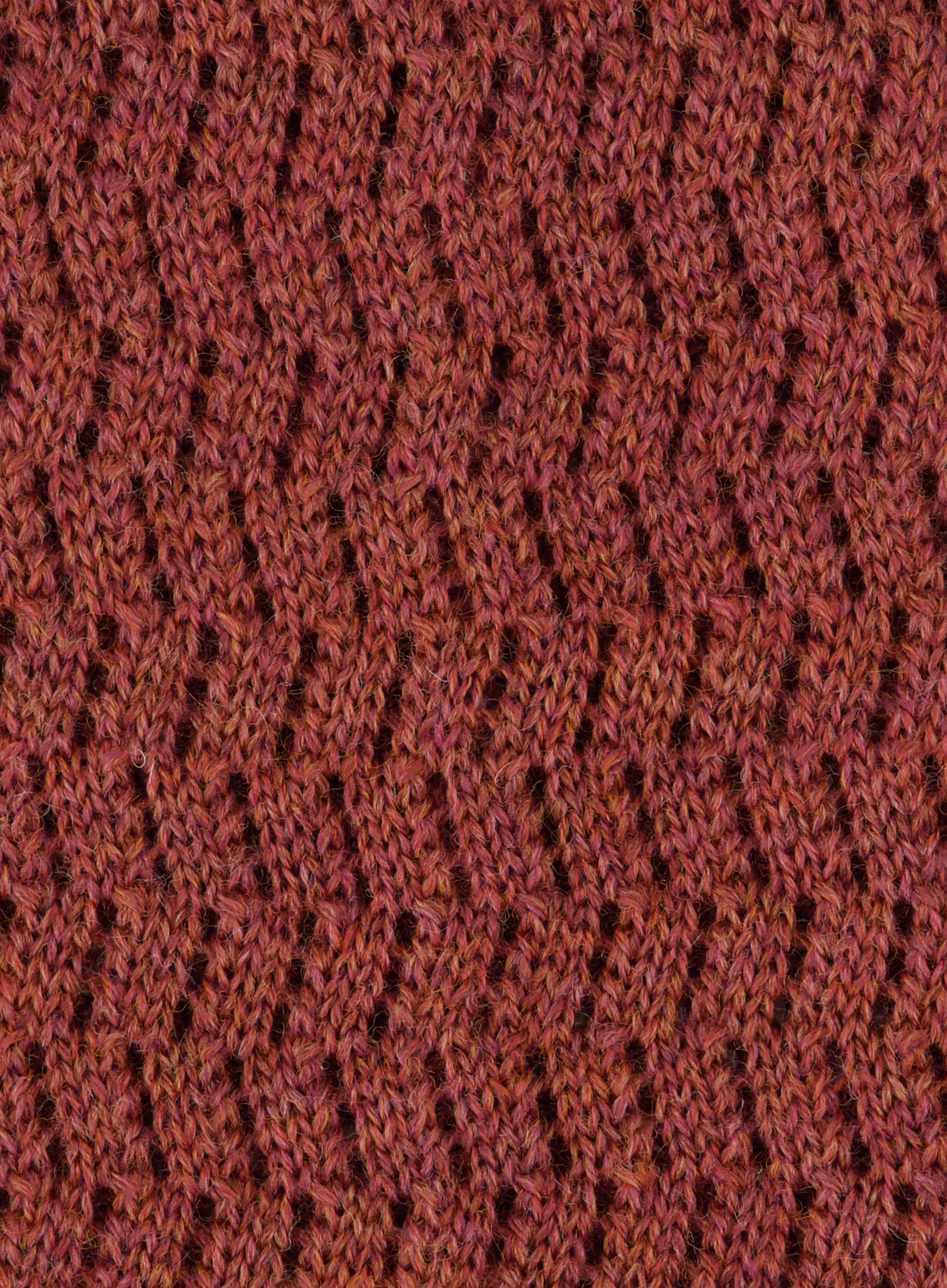 Knitted stropdas van wol | FULL_WIDTH | Roest