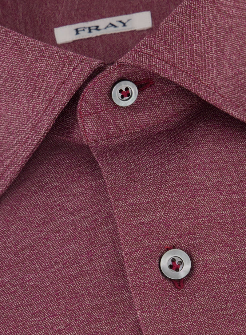 Gabriel shirt van katoen | FULL_WIDTH | Bordeaux 