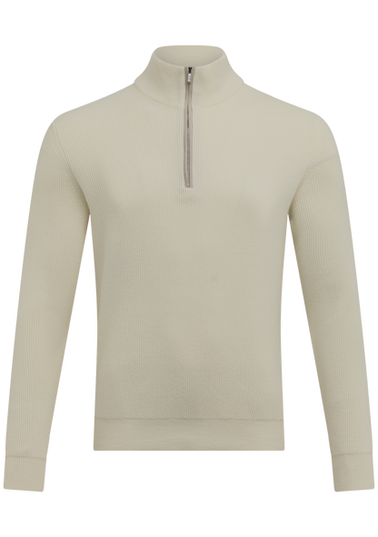 Half-zip trui van cashmere | FULL_WIDTH | Wit
