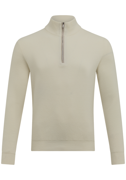 Half-zip trui van cashmere | FULL_WIDTH | Wit