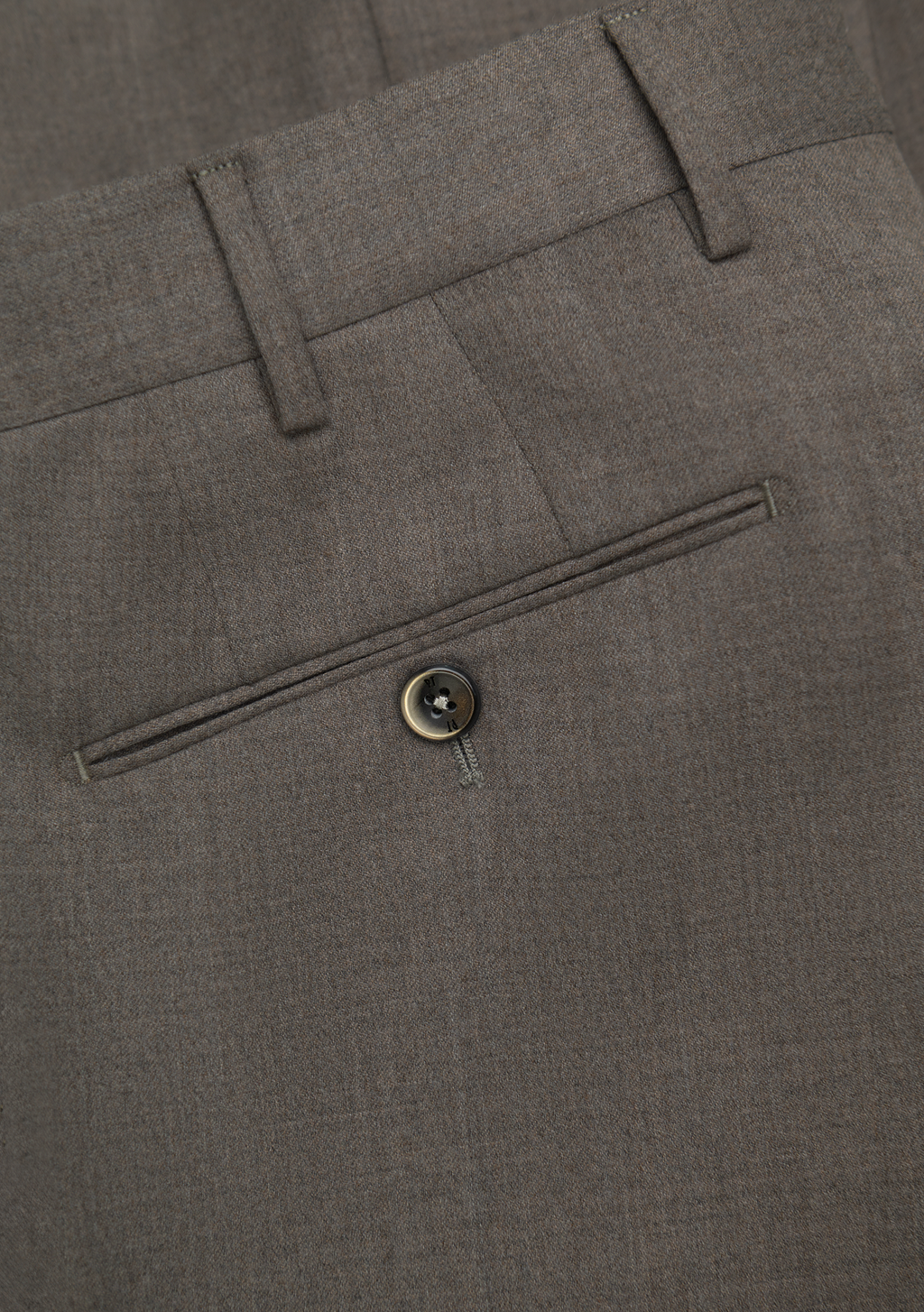Pantalon van katoen en lycocell | FULL_WIDTH | Beige