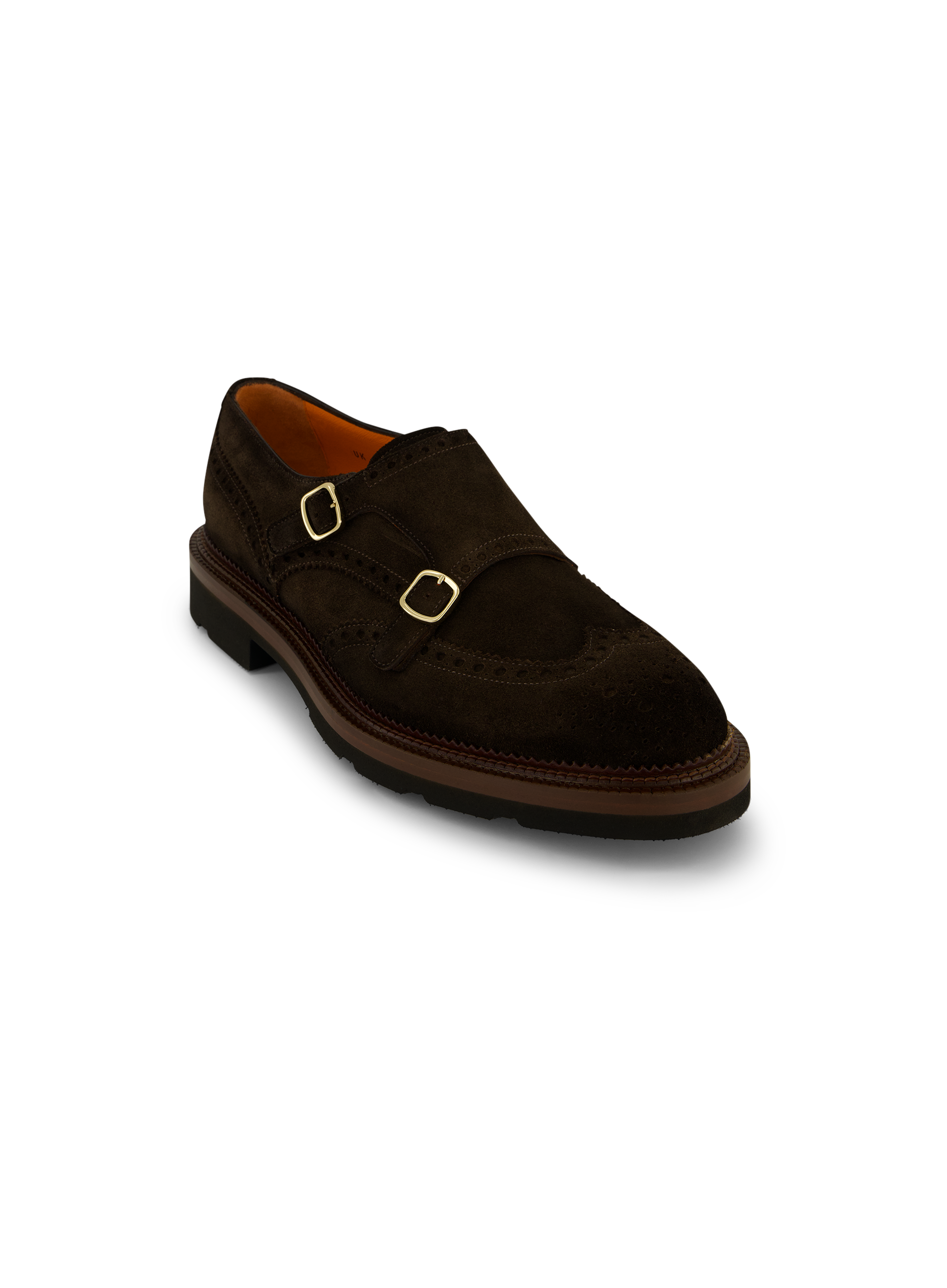 Dubbele gesp brogue-schoen | D.Bruin