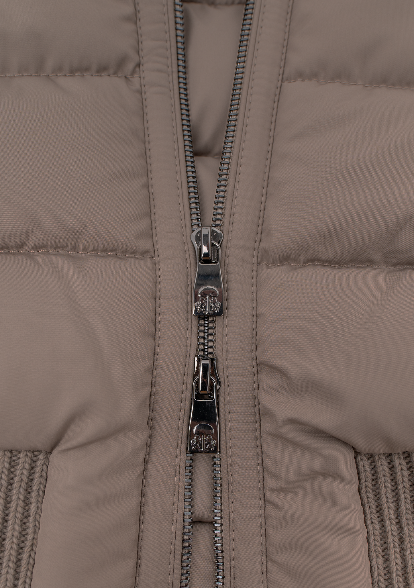 Gewatteerde jas | FULL_WIDTH | Beige