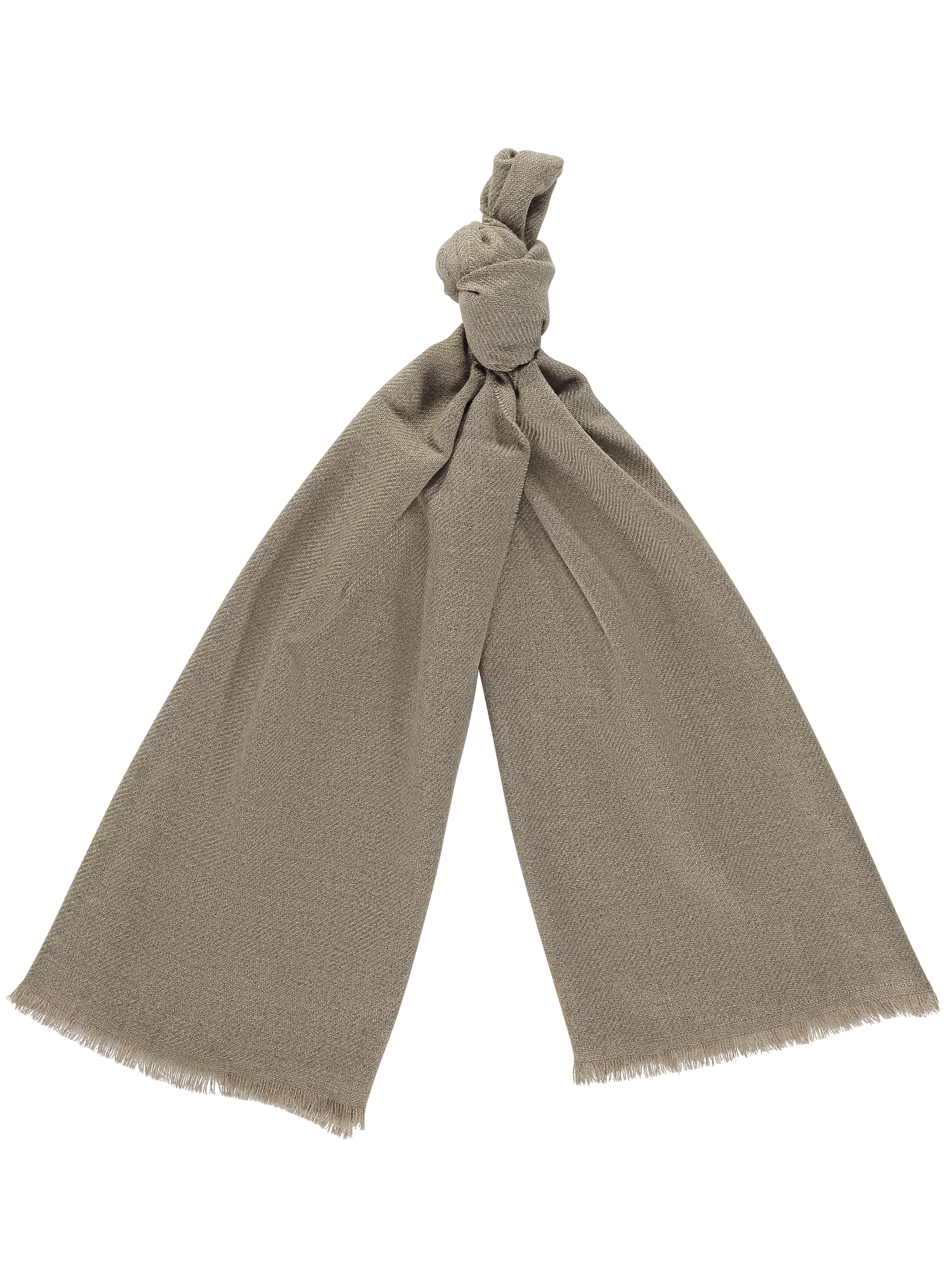 Shawl van wol | TAUPE