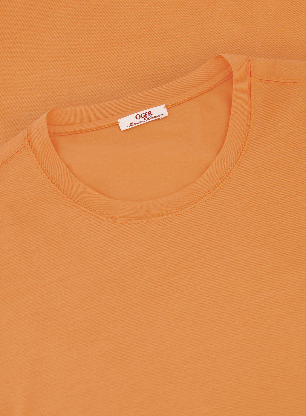 T-shirt van katoen | FULL_WIDTH | Oranje