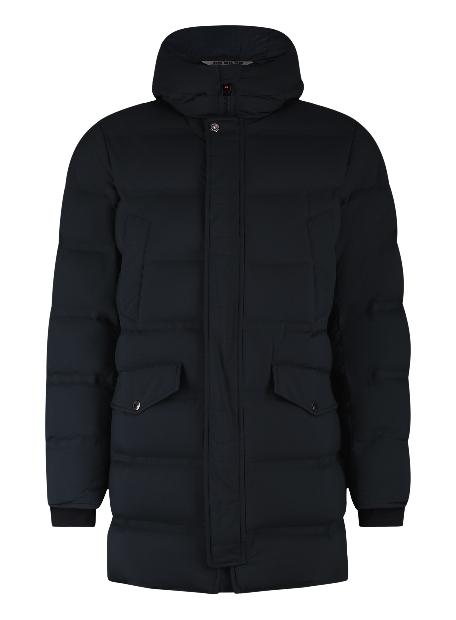Gewatteerde jas met capuchon | BLUE NAVY