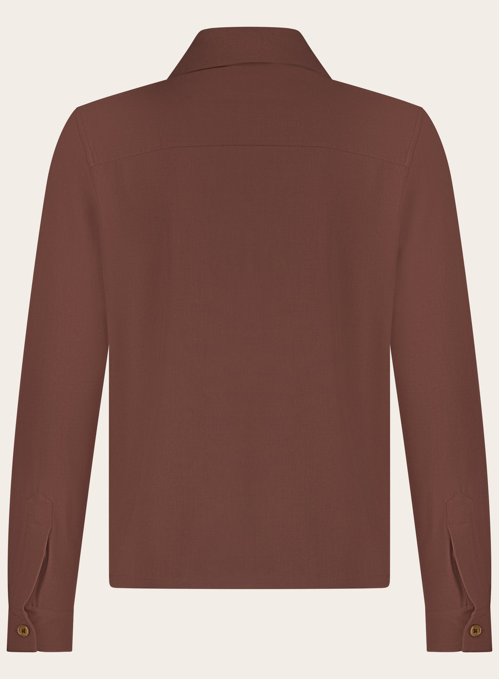 Overshirt van wol | Roest