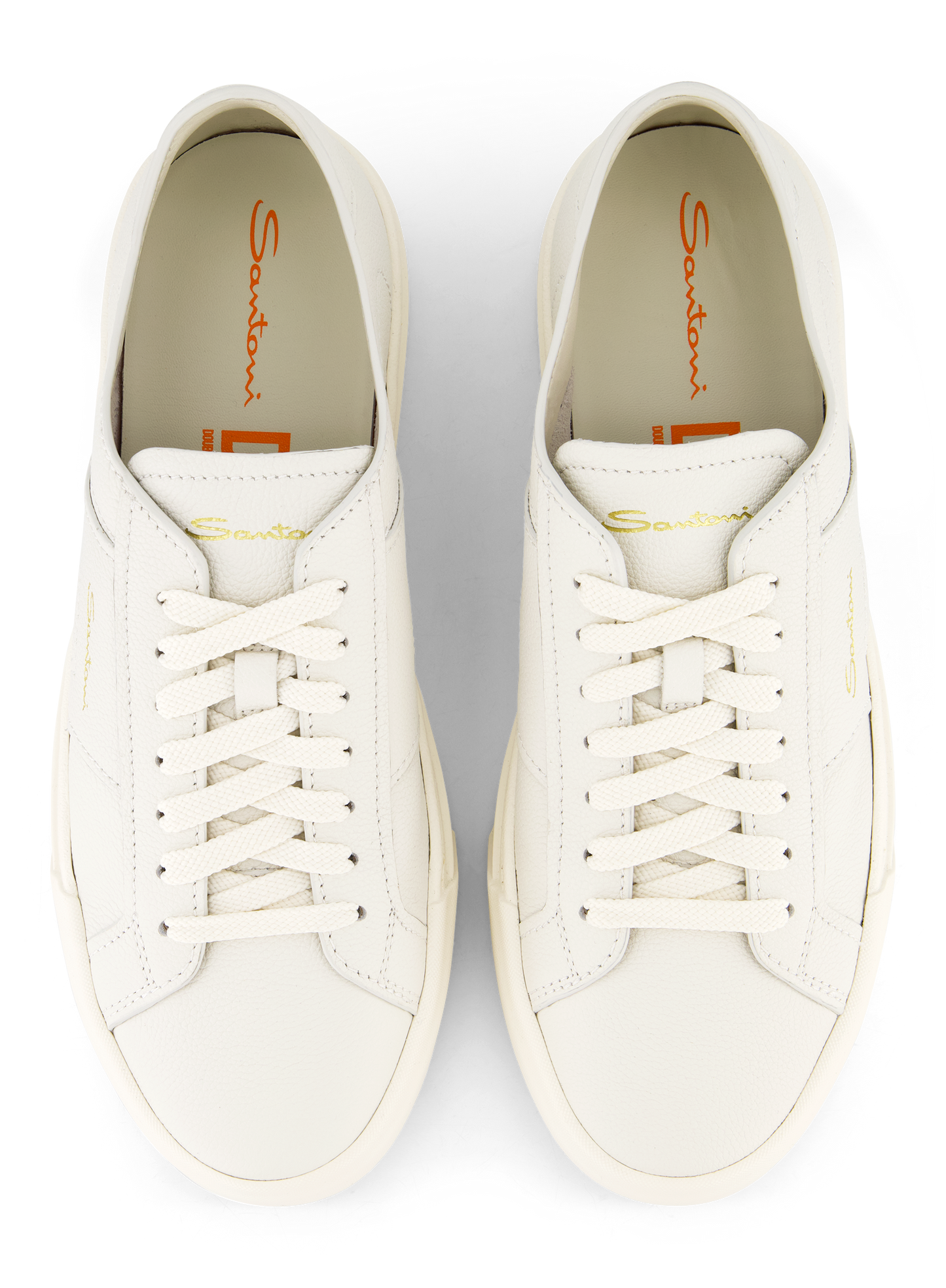 Clean icon sneakers van leer | Wit