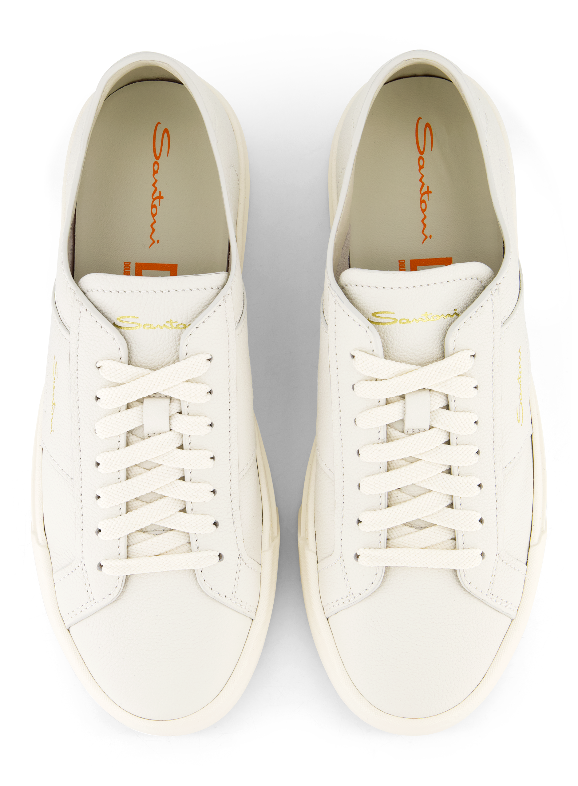 Clean icon sneakers van leer | Wit