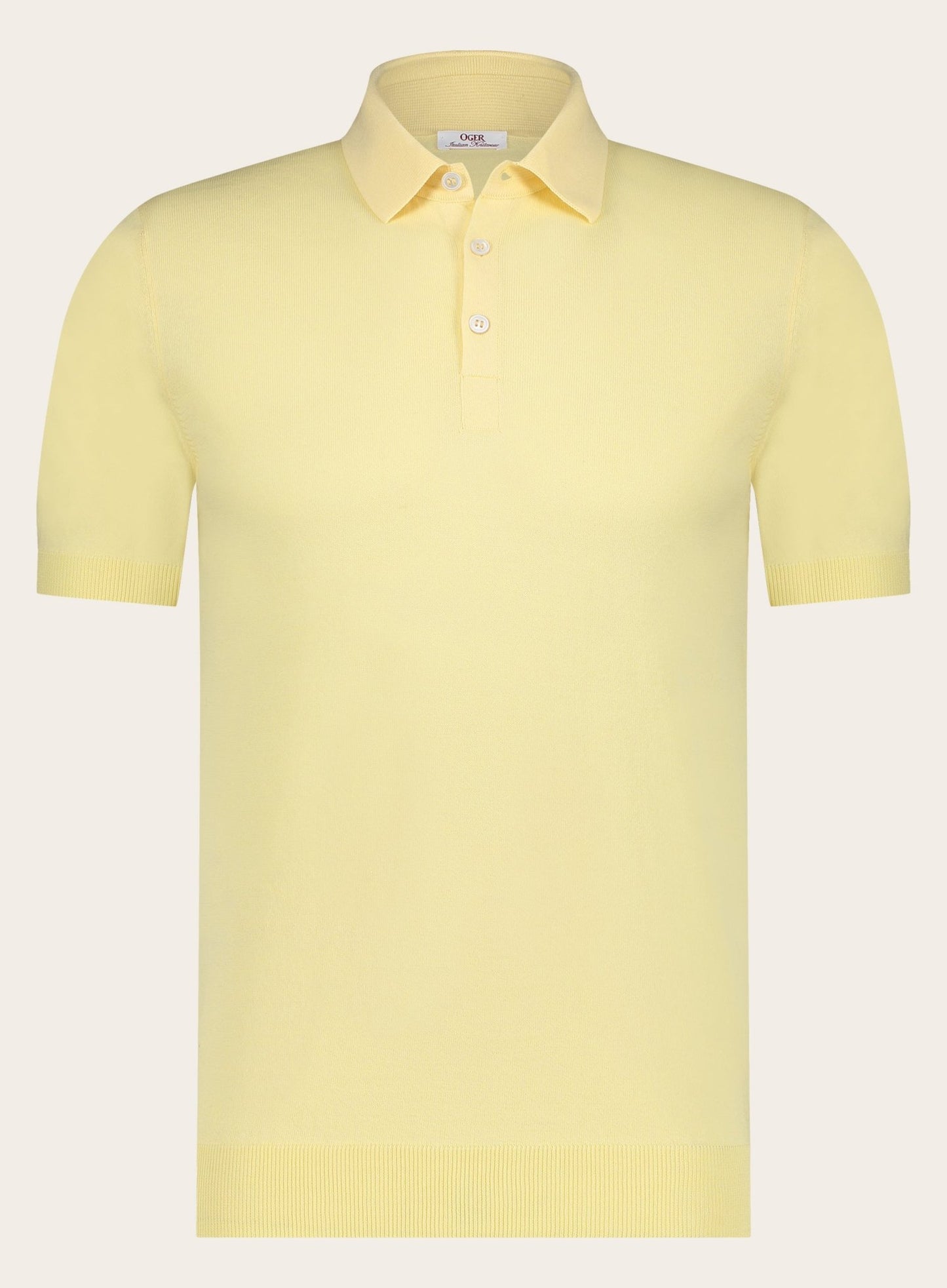 Slim-fit polo | Geel