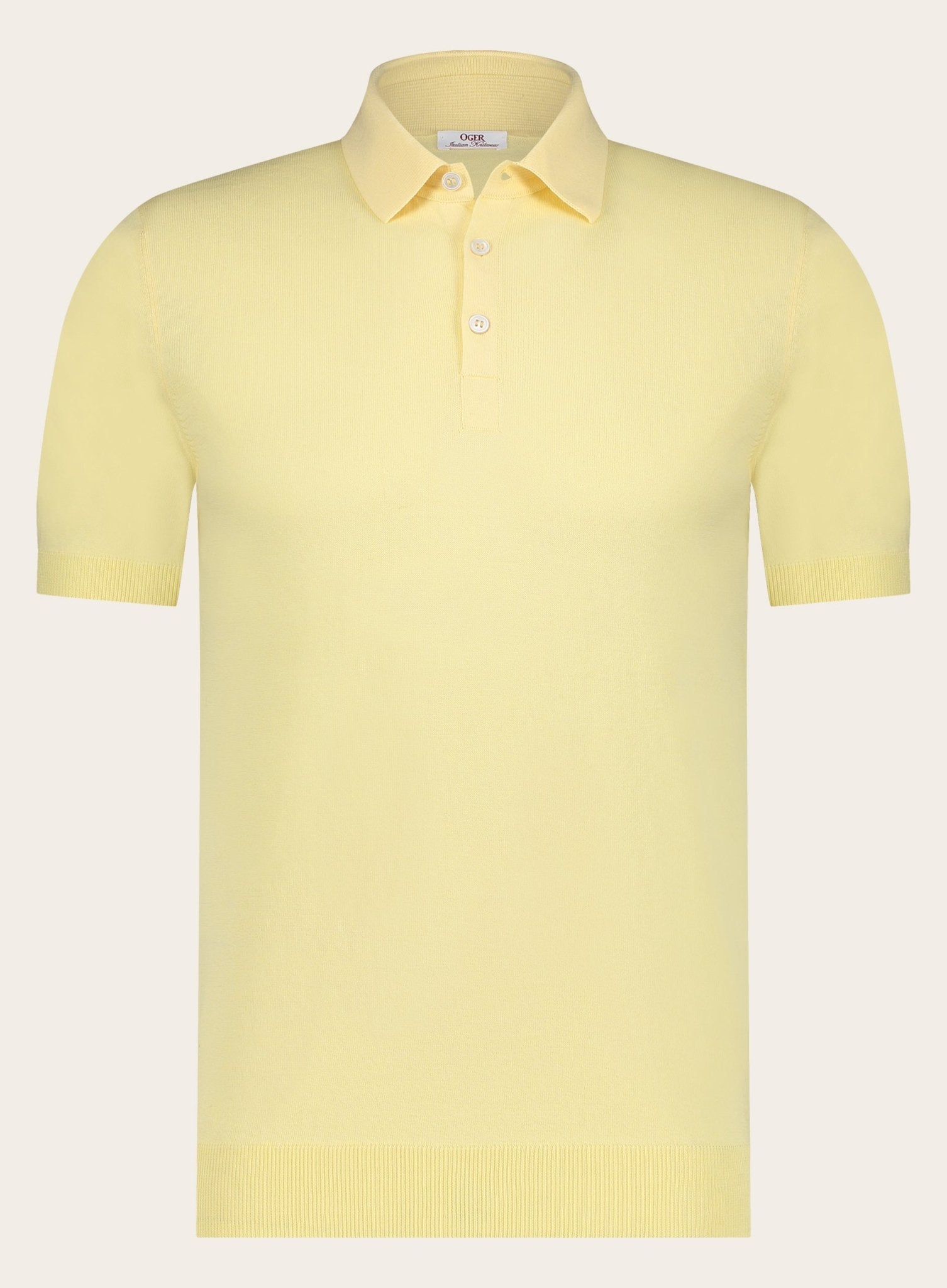 Slim-fit polo | Geel