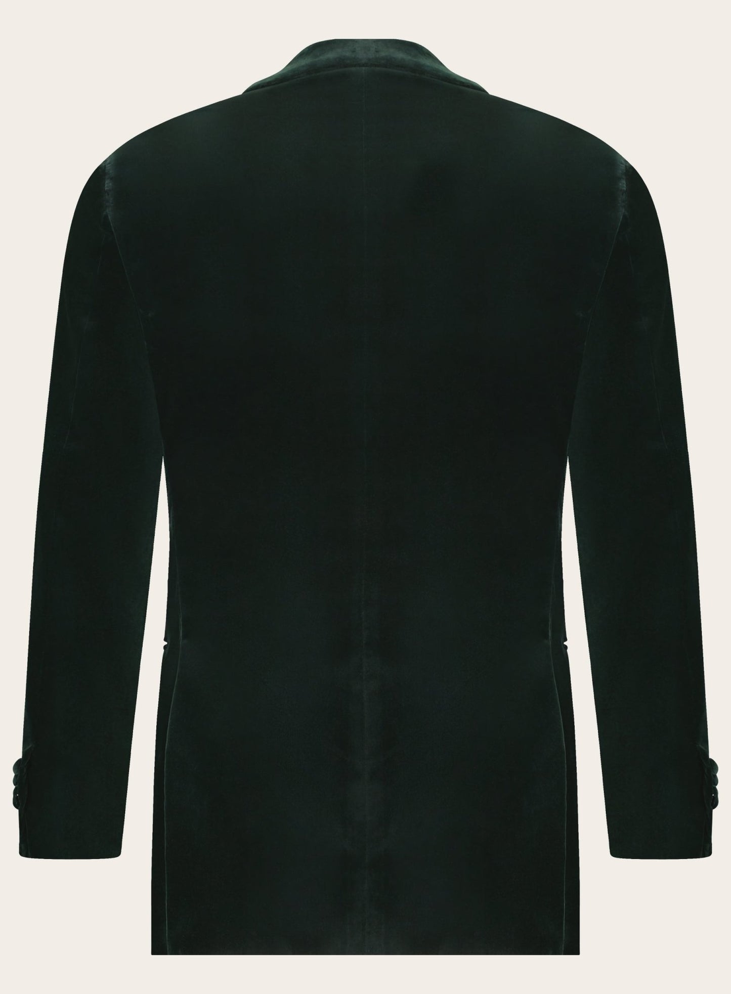 Slim-fit dinner jacket van wol | Groen 