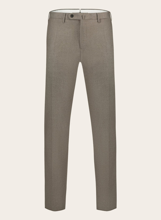 Pantalon van katoen | Taupe 