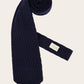 Knitted stropdas van wol | BLUE NAVY