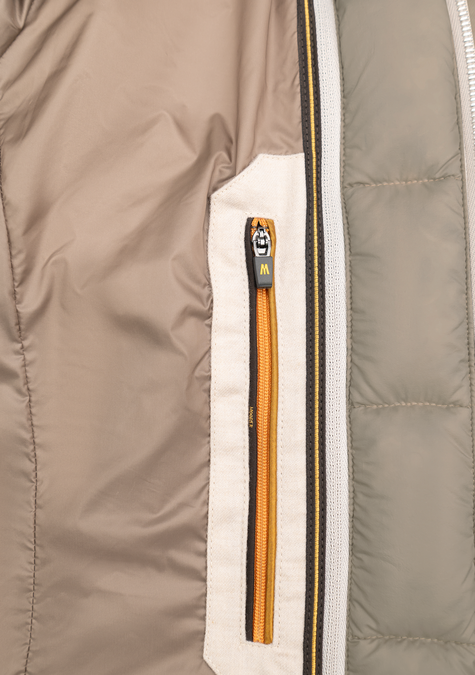 Gewatteerde jas | FULL_WIDTH | Beige