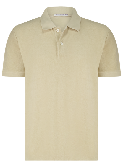Poloshirt van katoen | Beige