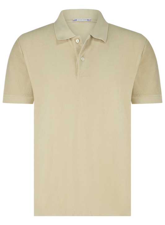 Poloshirt van katoen | Beige