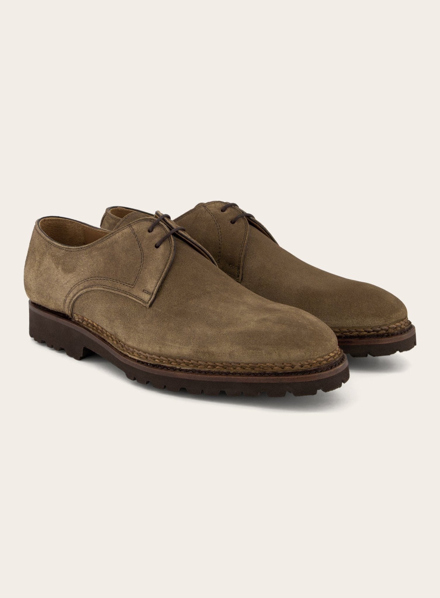 Carnera veterschoenen van suède | TAUPE