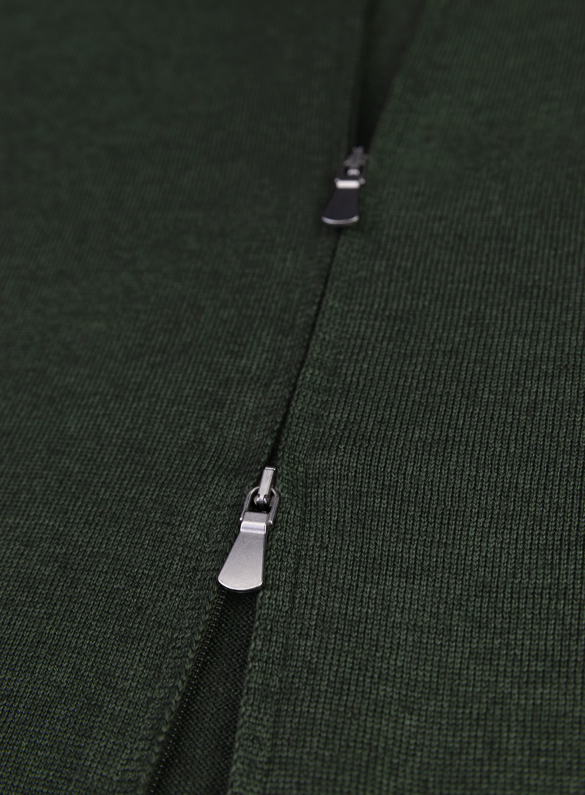 Virgin wollen ritsvest | FULL_WIDTH | Groen