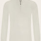 Half-zip trui van wol | Wit