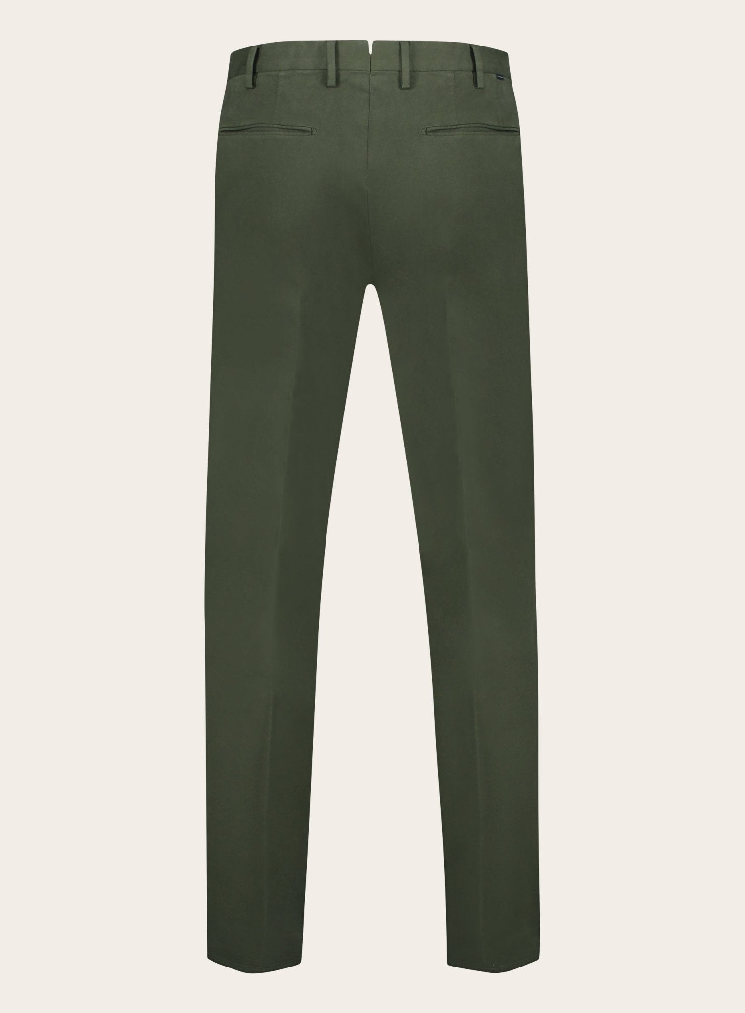 Slim-fit chino van katoen | D.Groen