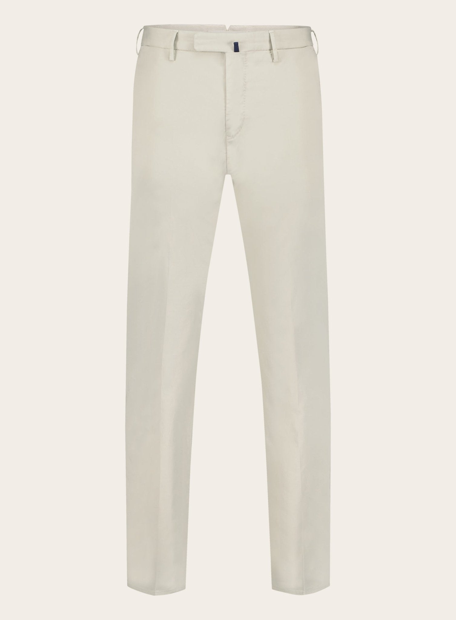 Slim-fit chino in stretch-katoen | Beige