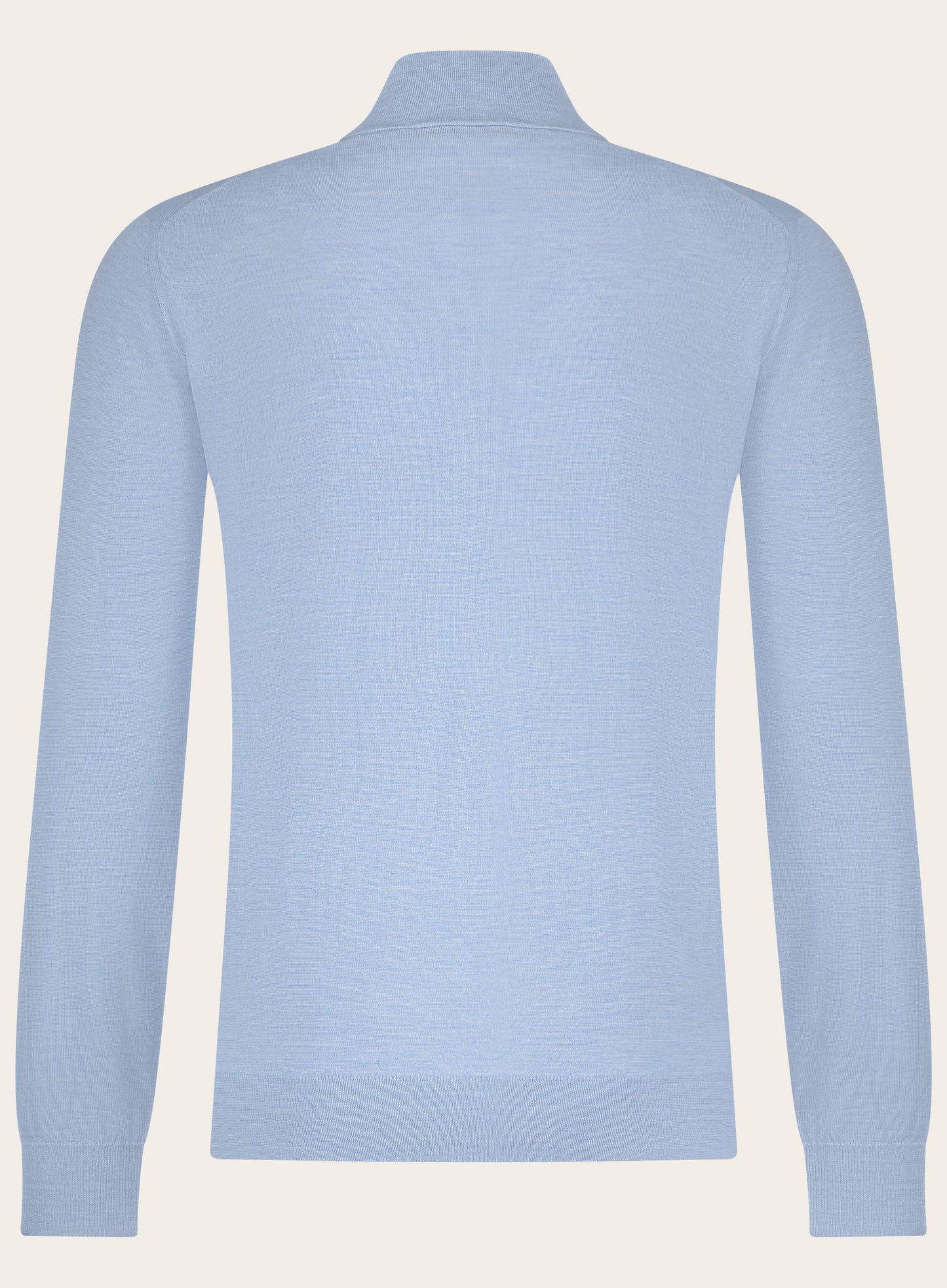 Half-zip ritsvest van cashmere en zijde | L.Blauw