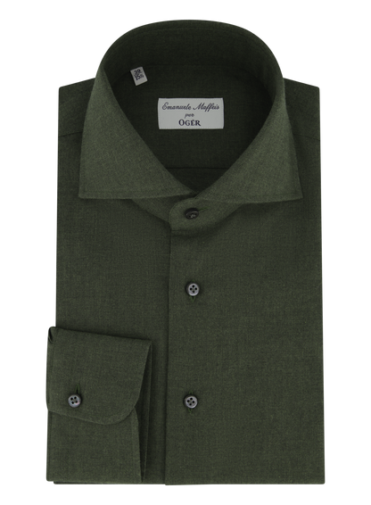 Shirt van katoen | Groen