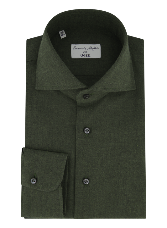 Shirt van katoen | Groen