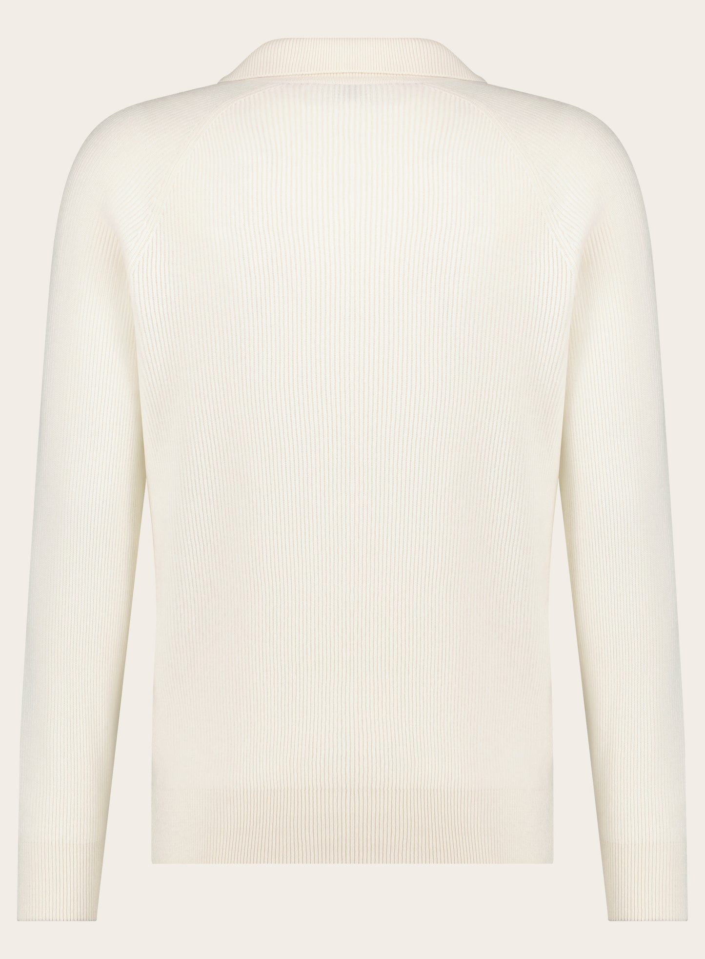 Slim-fit gebreide trui met polokraag van cashmere | ROOM-WIT