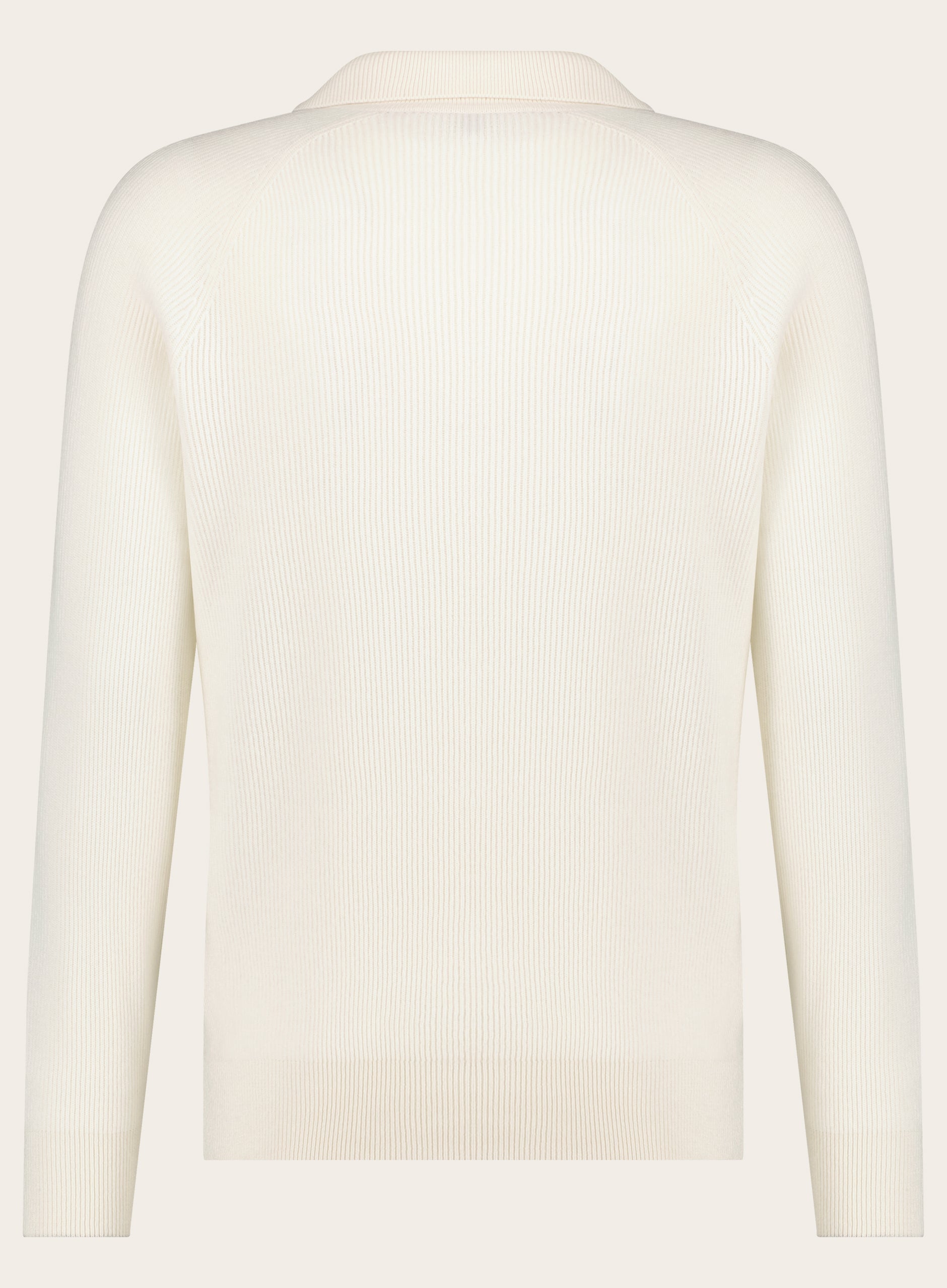Slim-fit gebreide trui met polokraag van cashmere | ROOM-WIT