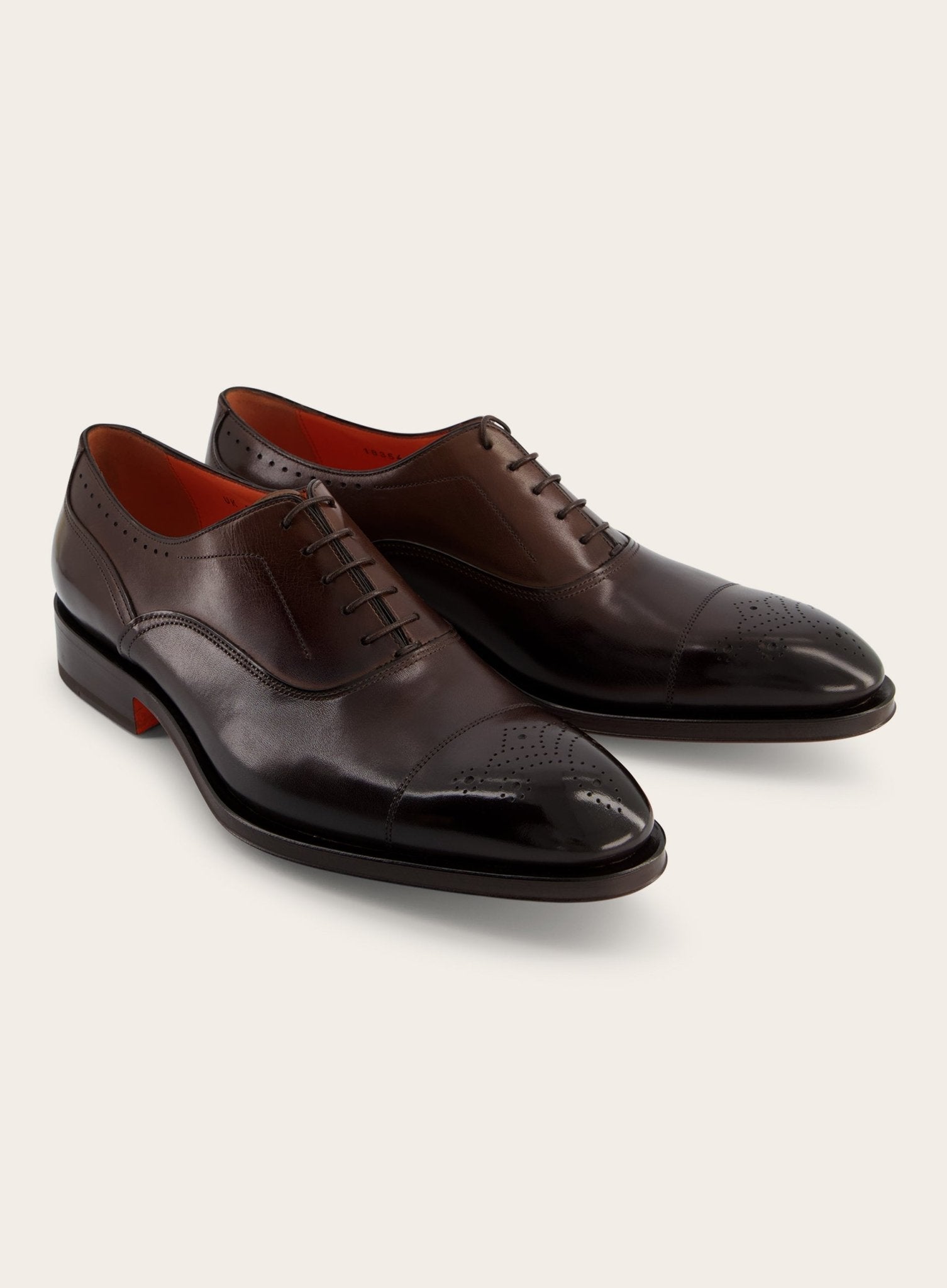 Lederen oxford Carter veterschoenen | D.Bruin