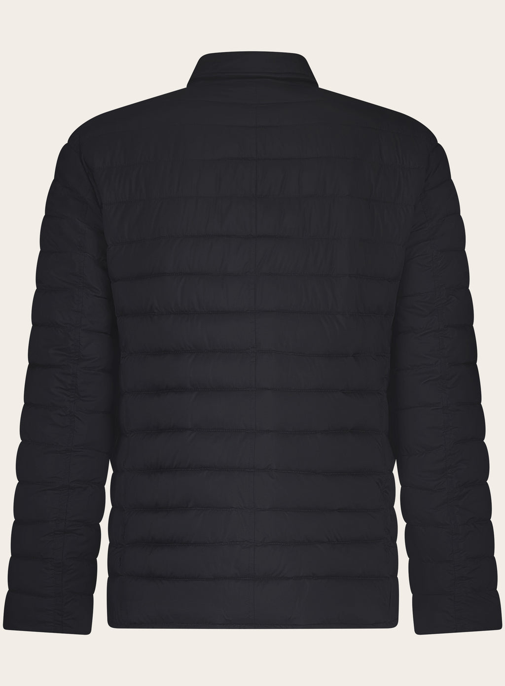 Gewatteerde jas met opstaande kraag | BLUE NAVY