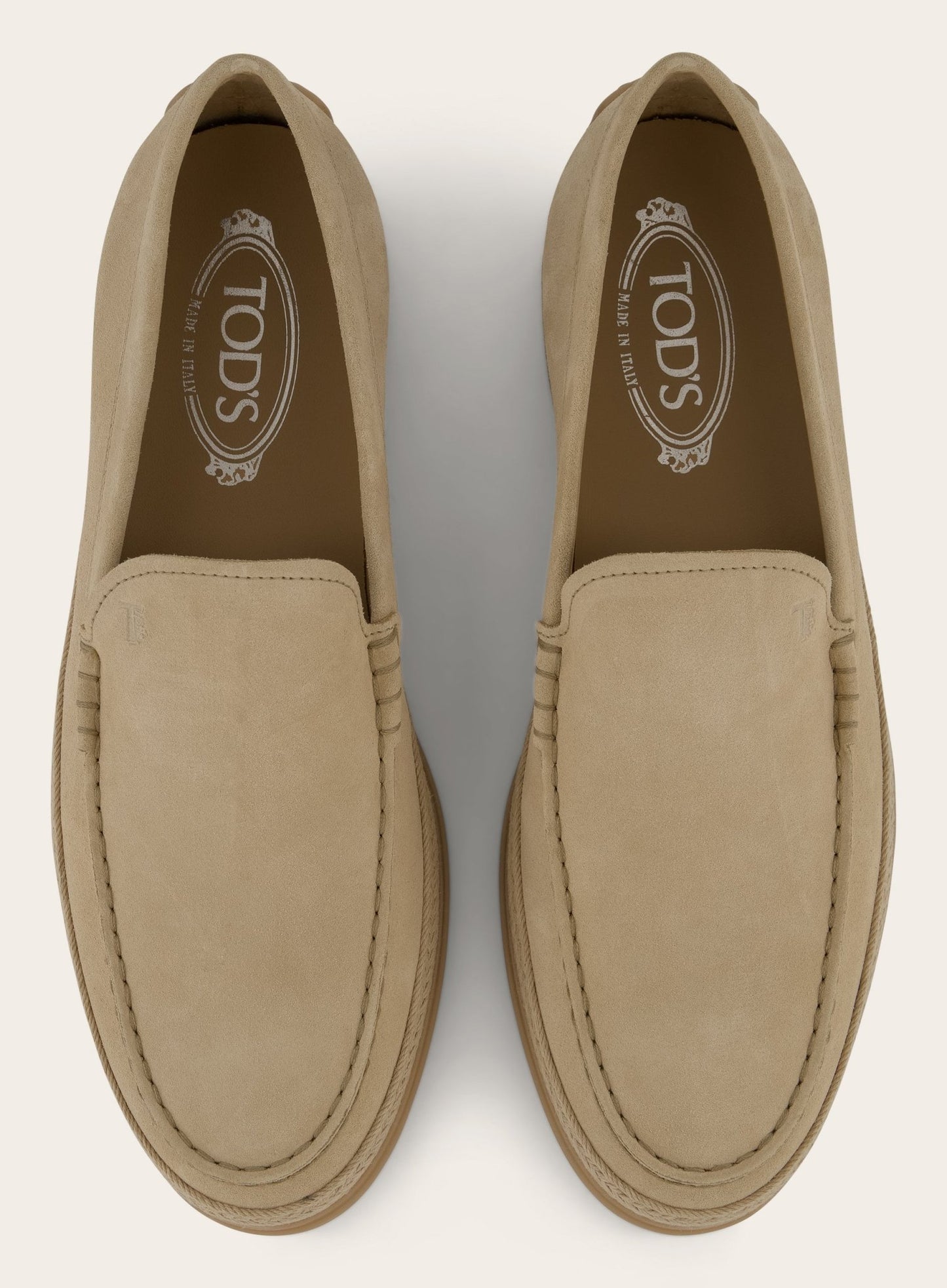 Loafers van suède | Beige 