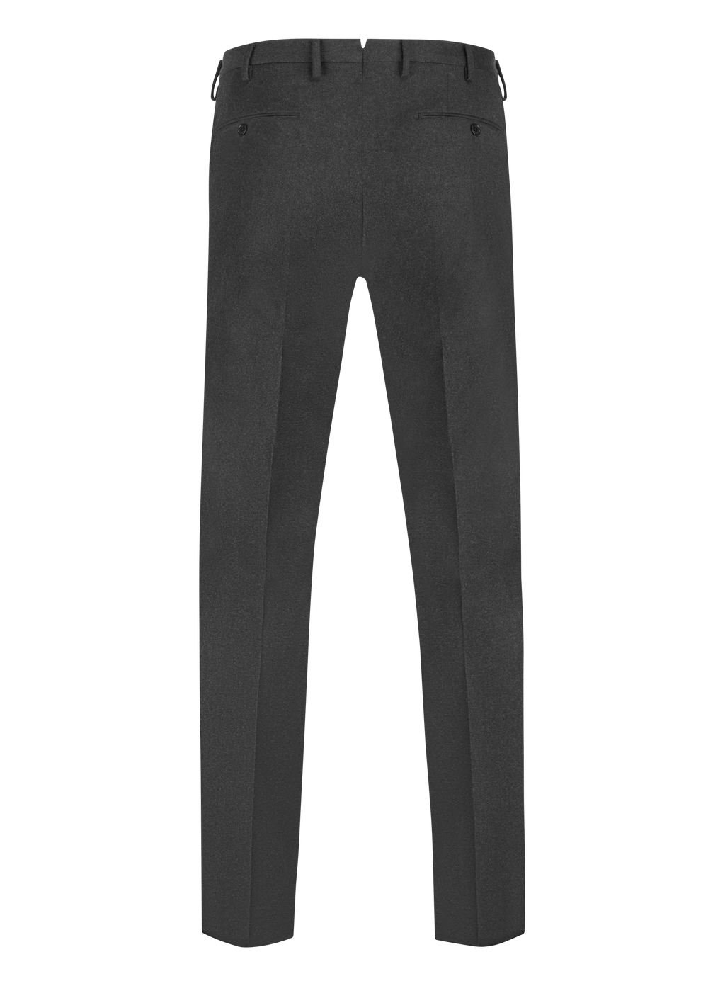 Pantalon van wol | Antraciet