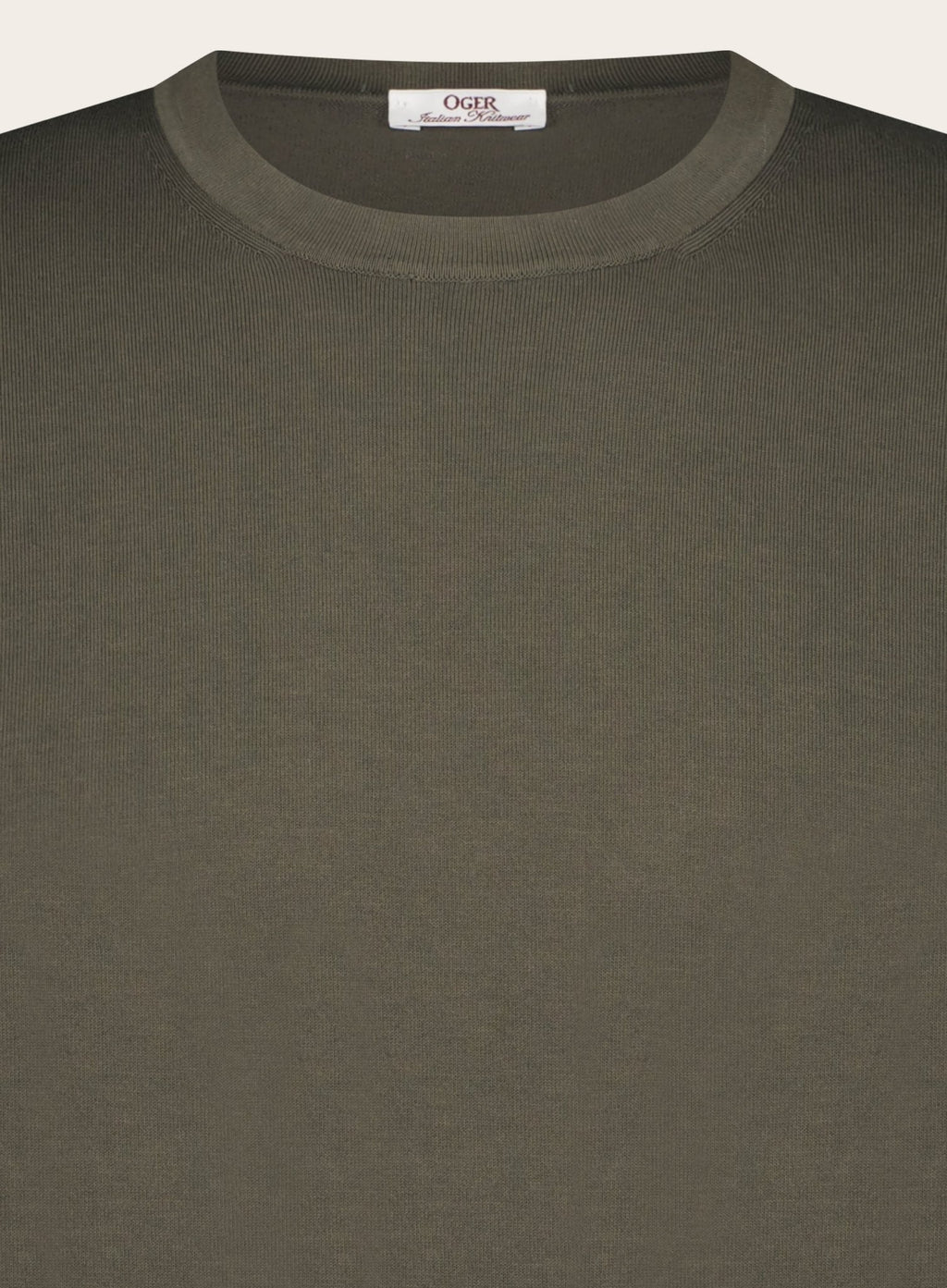 Slim-fit T-shirt | FULL_WIDTH | LEGER GROEN