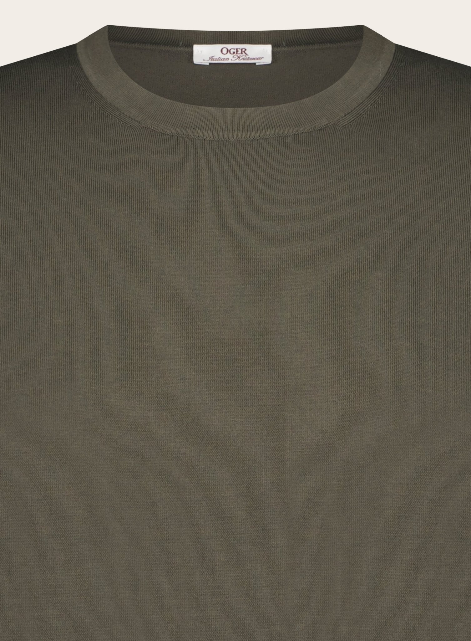 Slim-fit T-shirt | FULL_WIDTH | LEGER GROEN