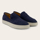 Penny loafers van suède | Blauw