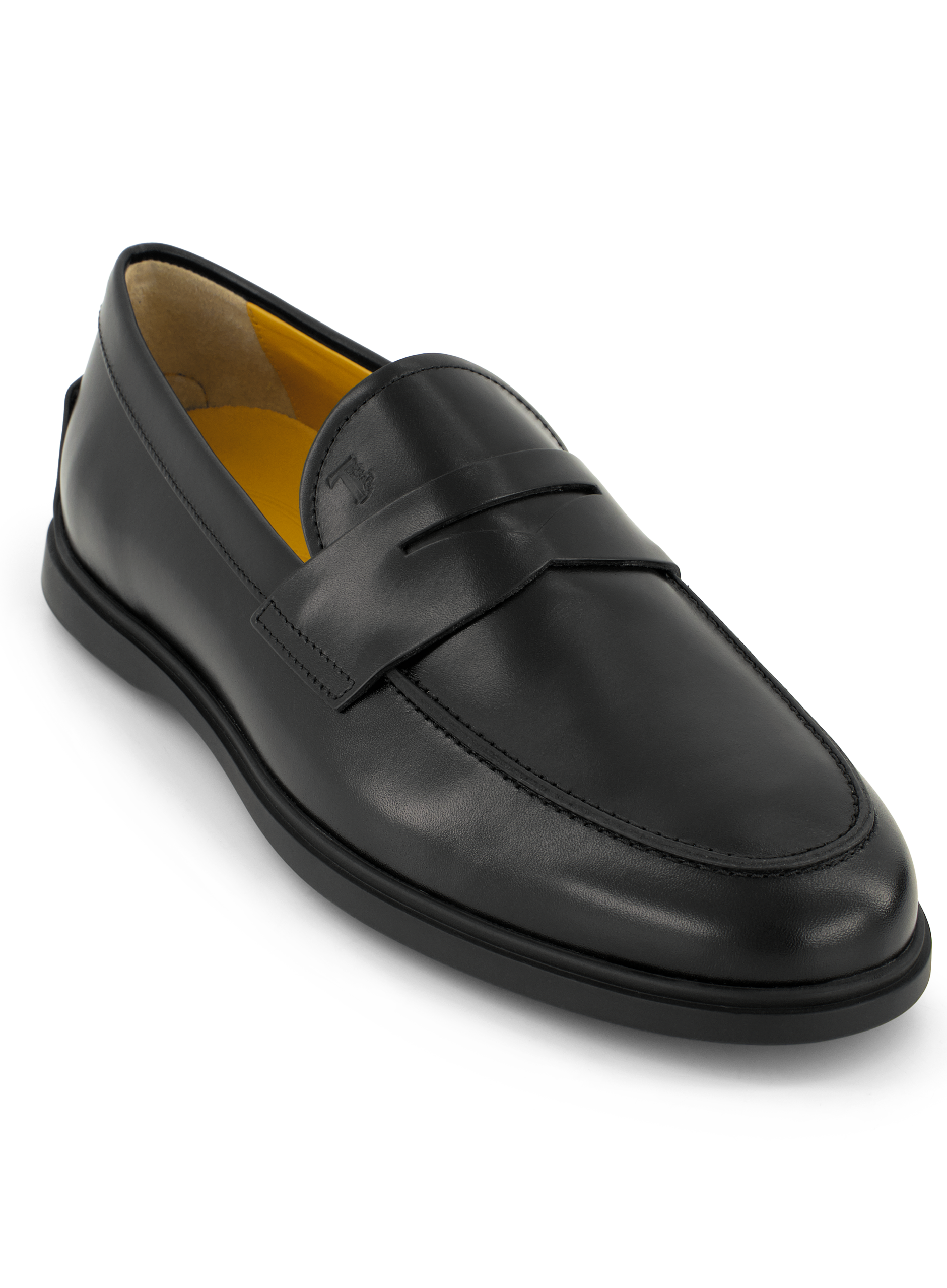 Penny loafers van leer | Zwart