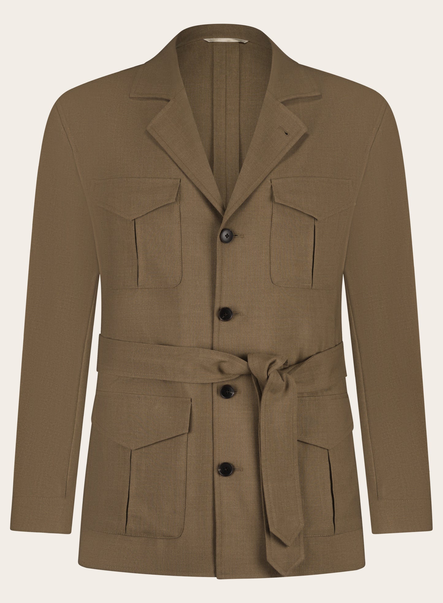 Pak met safari jacket | Licht Bruin