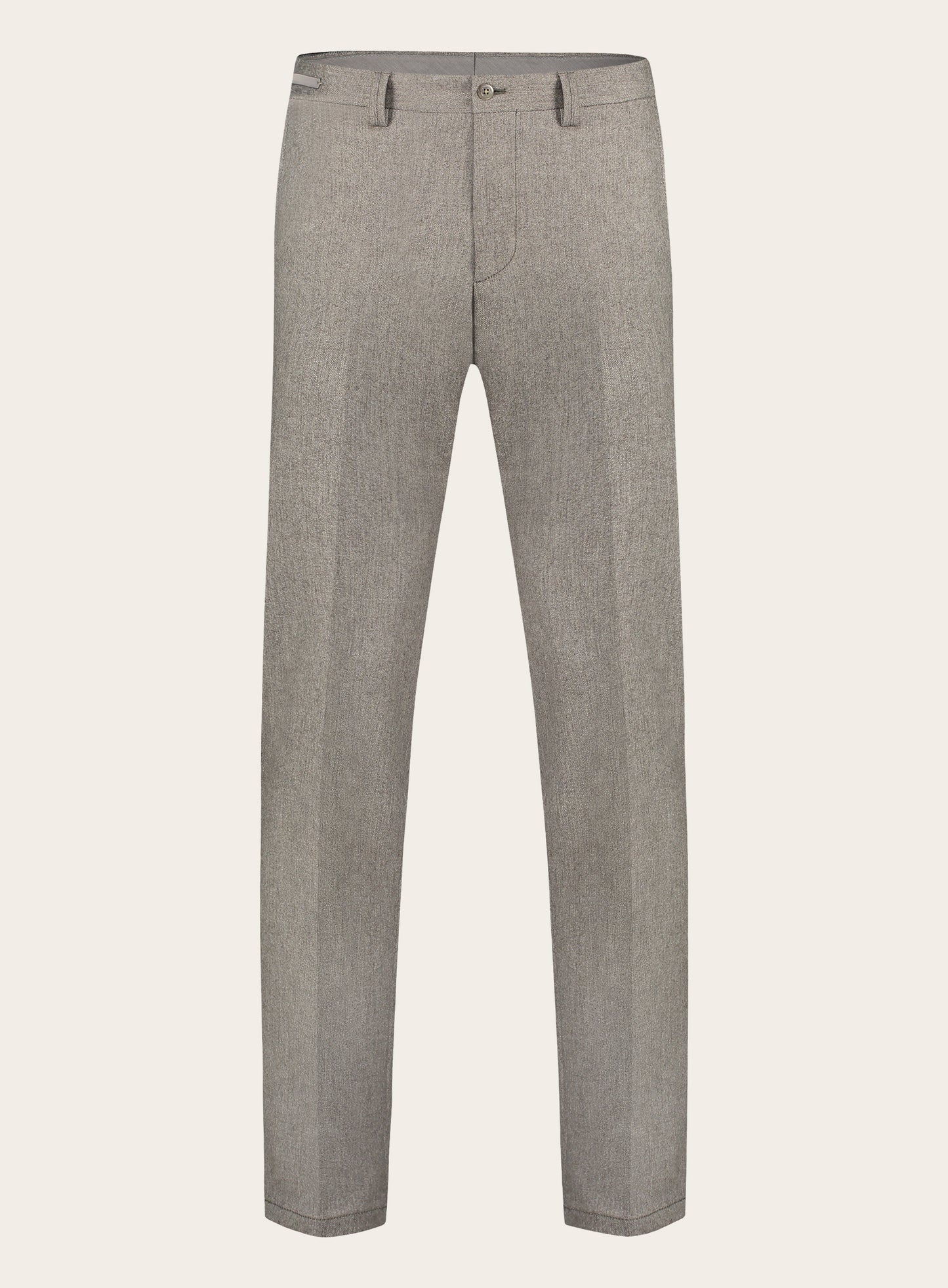 Slim-fit pantalon van wol | Licht Bruin