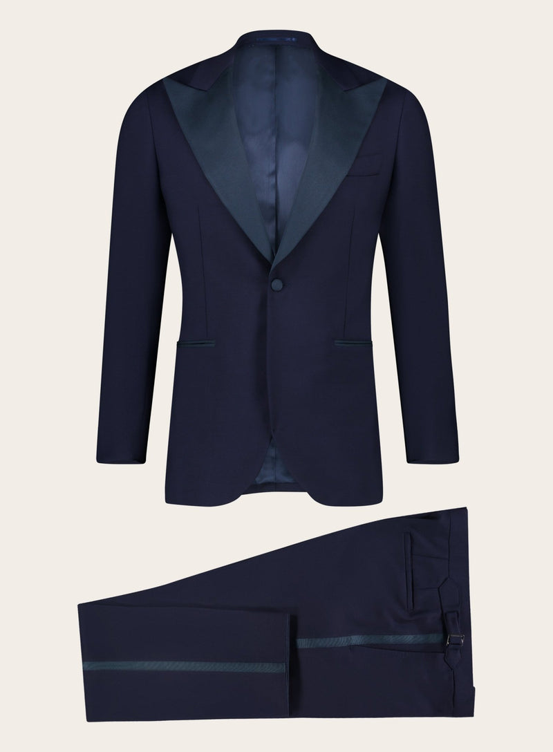Dreiteiliger Smoking aus Wolle und Mohair