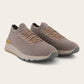 Knitted low-top sneakers van wol | TAUPE