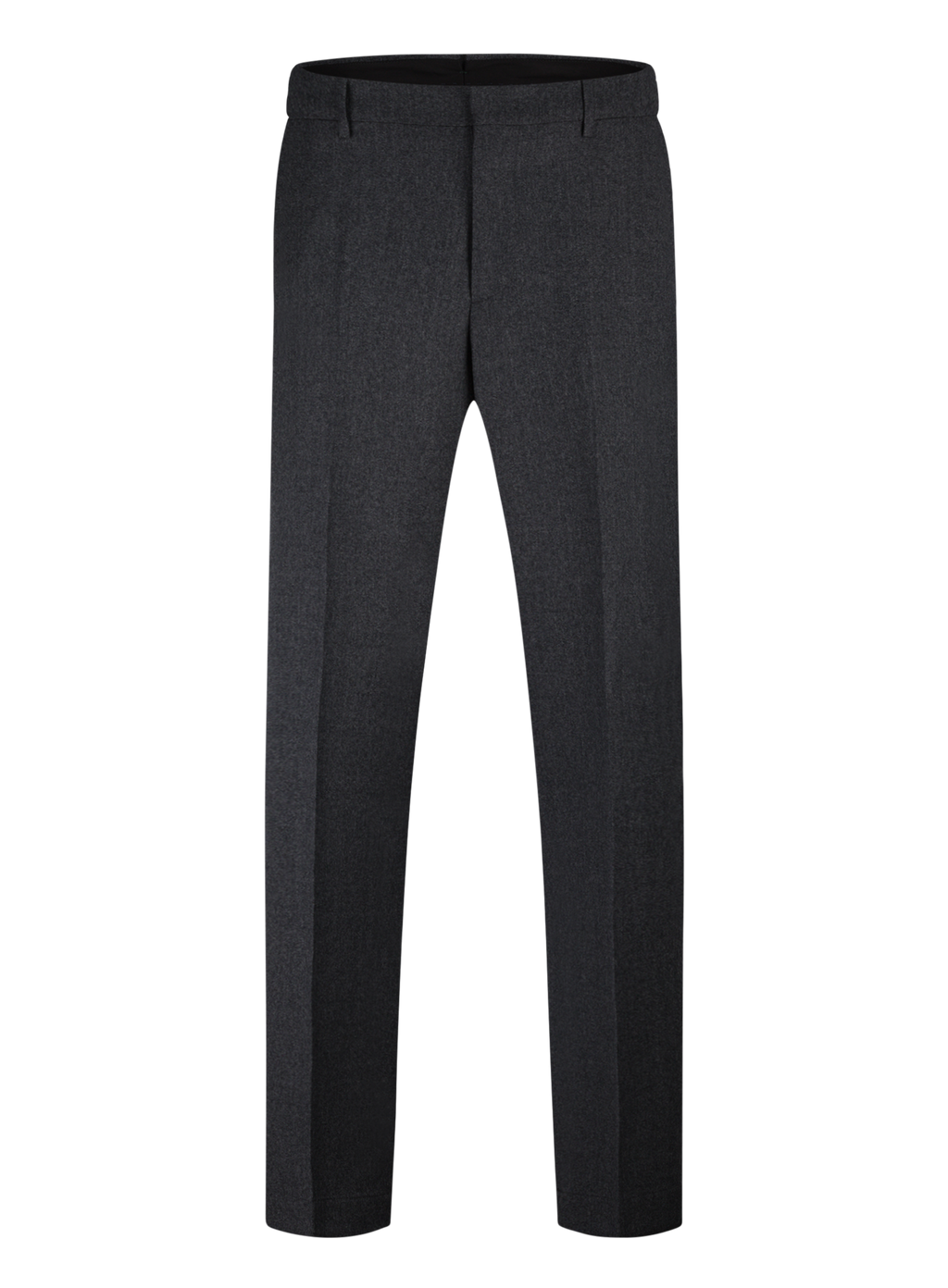 Regular-fit pantalon van wol | D.Grijs