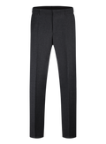 Regular-fit pantalon van wol | D.Grijs
