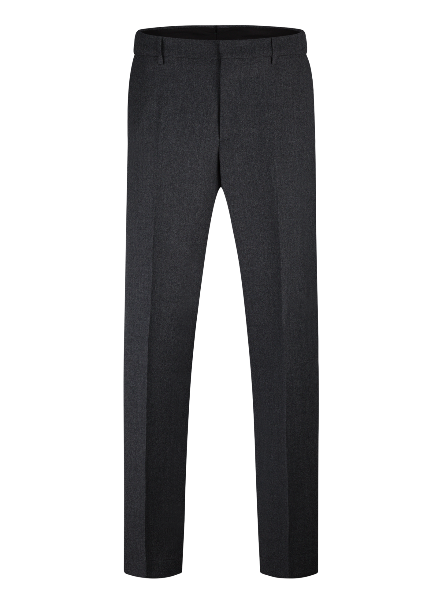 Regular-fit pantalon van wol | D.Grijs